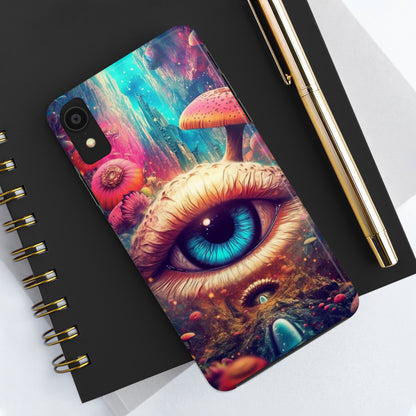 Eye of the Mushroom Psychedelic Art iPhone Case | Embrace the Trippy Enigma