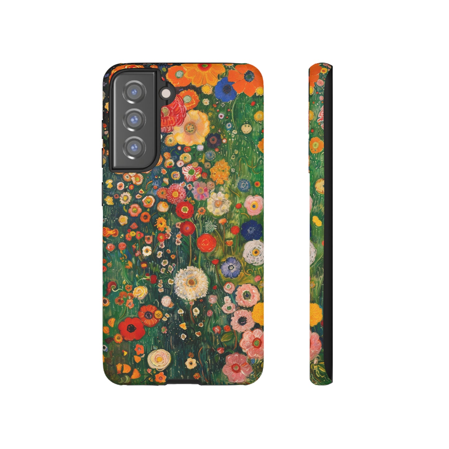 Gustav Klimt Style Flower Garden Painting Phone Case