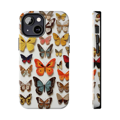 Elegant Embroidery: Delicate Butterfly iPhone Case – Crafted with Precision