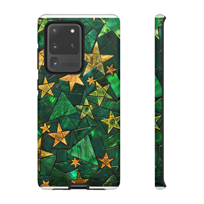 Green Celestial Stained Glass Mosaic Phone Case