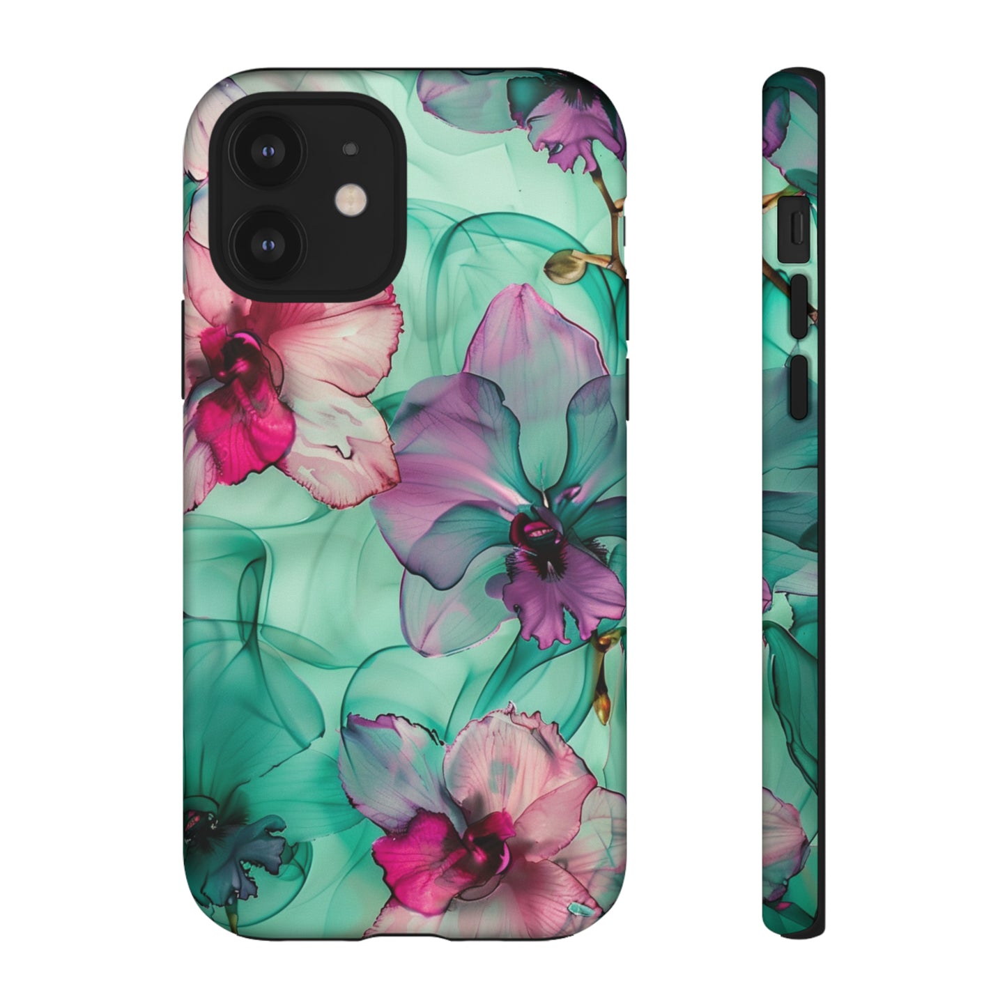 Watercolor Floral Orchids Phone Case