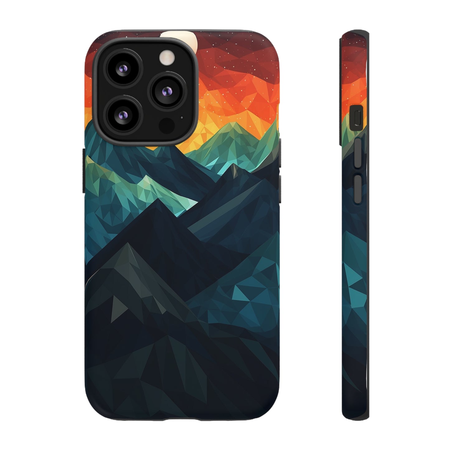 Mountain Abstract Tough Case | Embrace Nature's Beauty with a Durable Phone Case