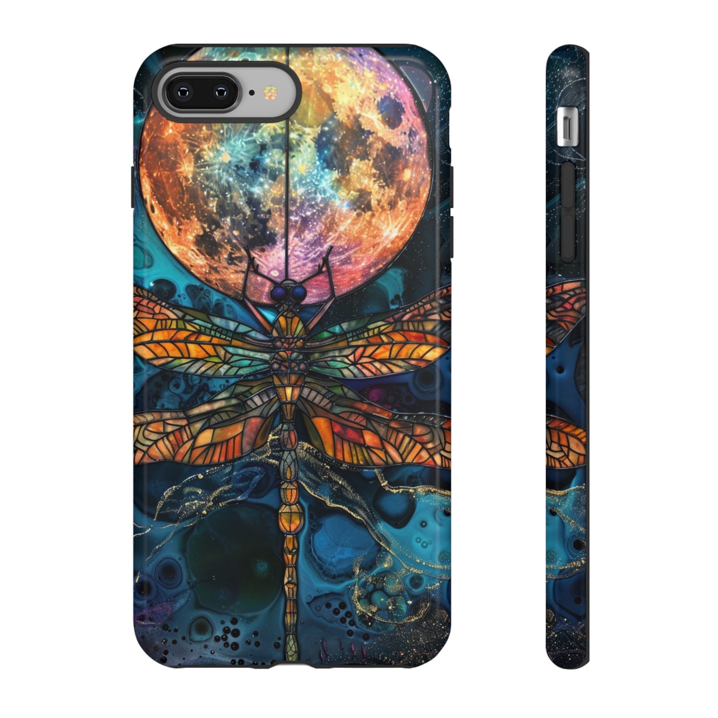 Elegant stained glass phone case for iPhone 15