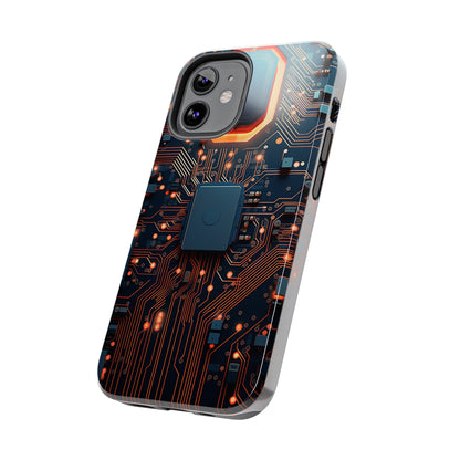 Neon Nexus: Cyberpunk Circuit Board | Futuristic Tech-Inspired iPhone Case