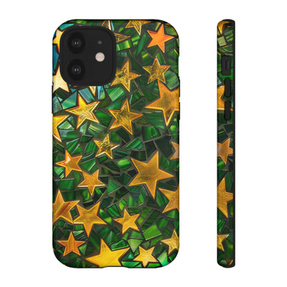 Green Celestial Stained Glass Mosaic Phone Case