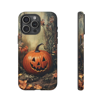 Vintage Style Halloween Jack-o'-Lantern Phone Cover