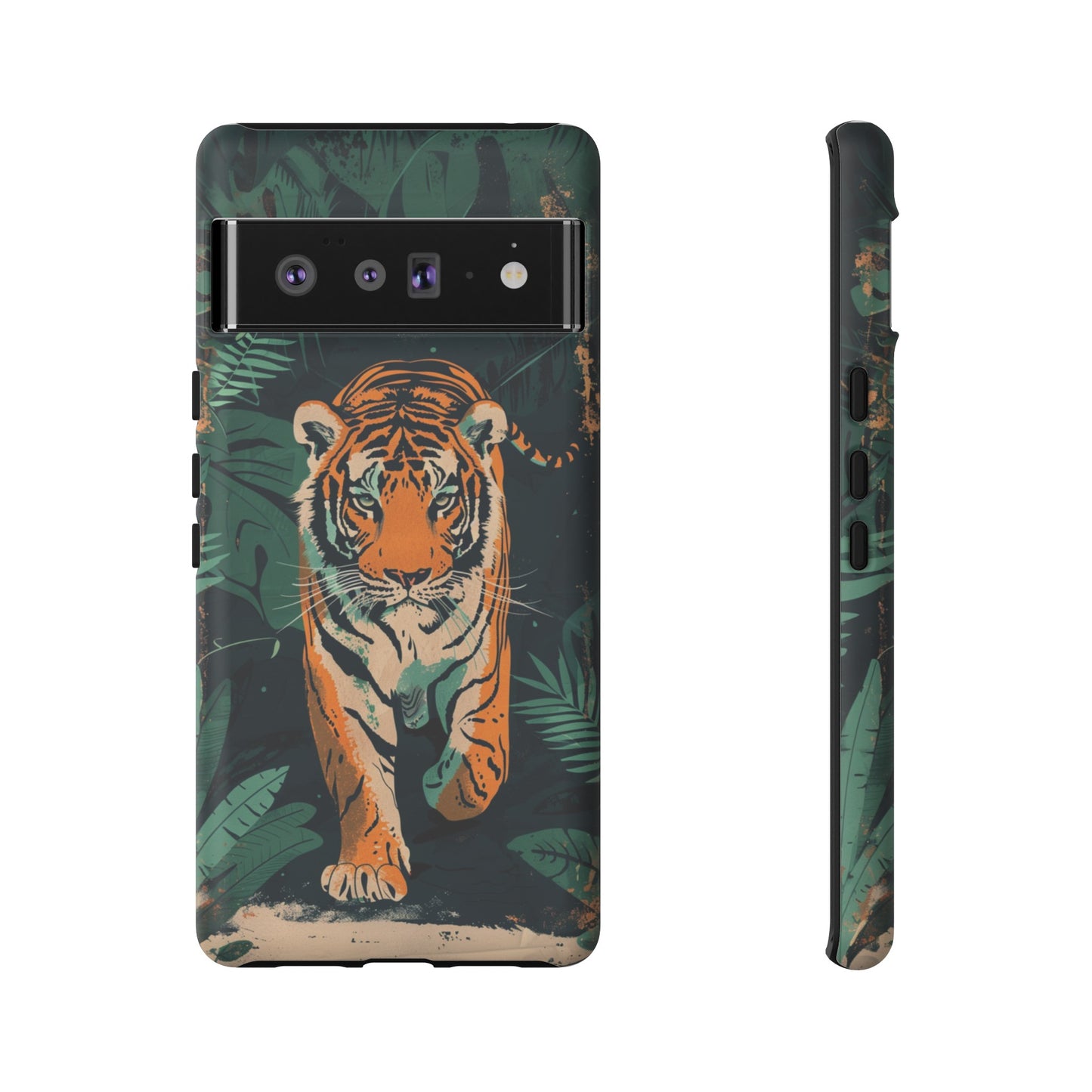 Retro Jungle Tiger Phone Case