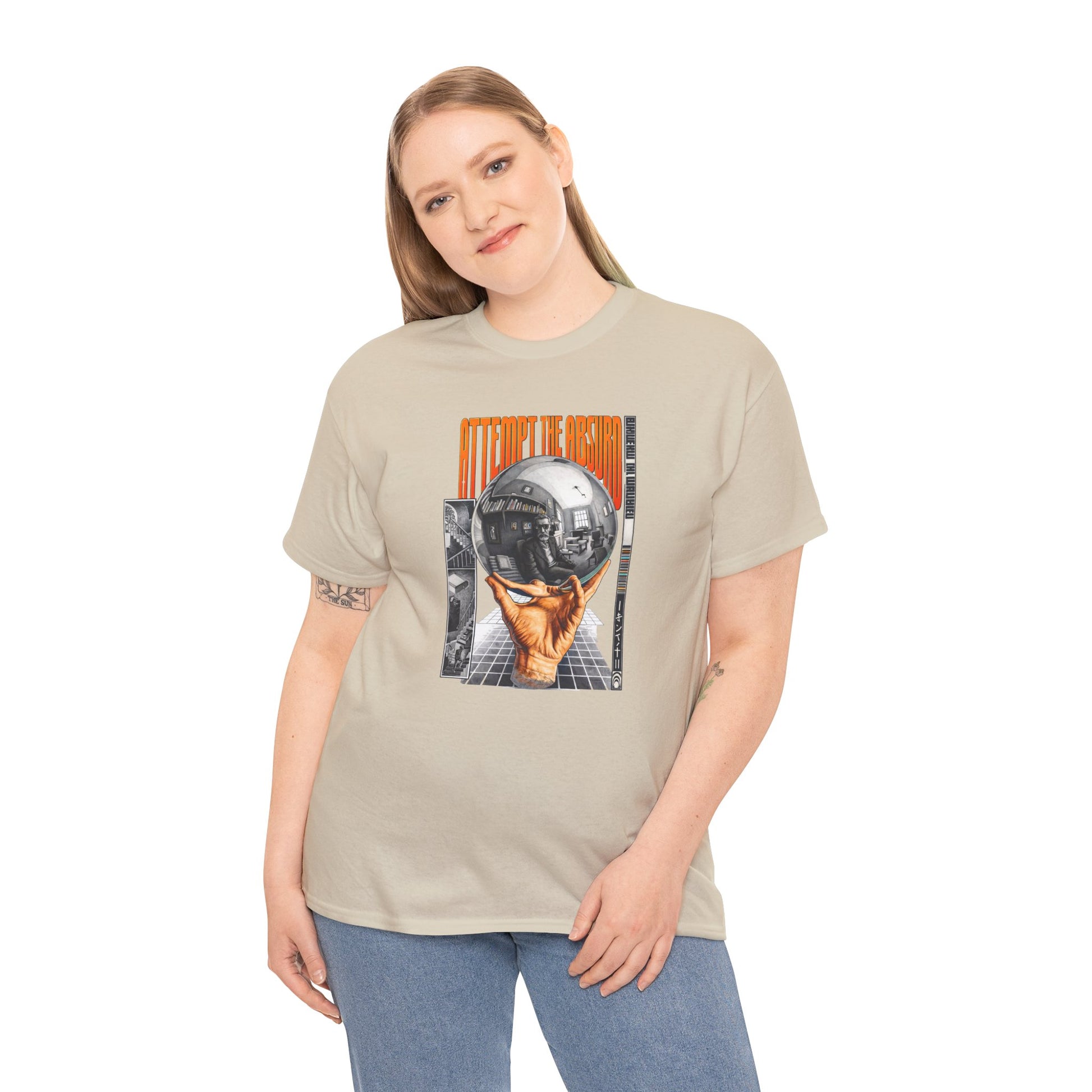 abstract illusion art t shirt