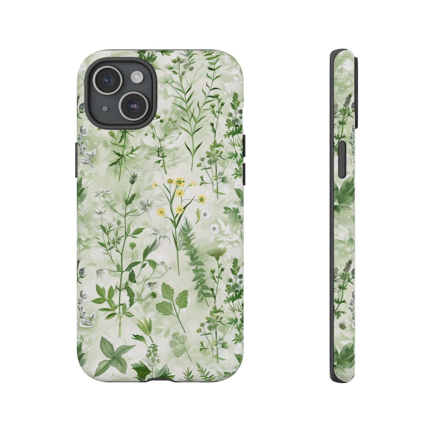 Floral Sage Green Wildflower Phone Case