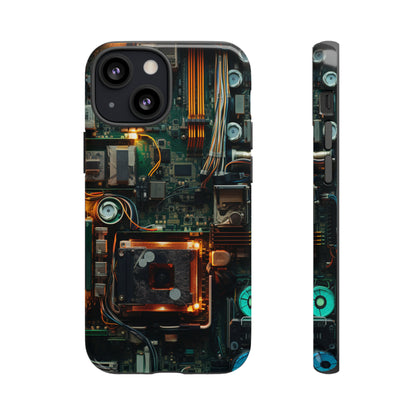 Circuit Board Themed Tough Phone Case