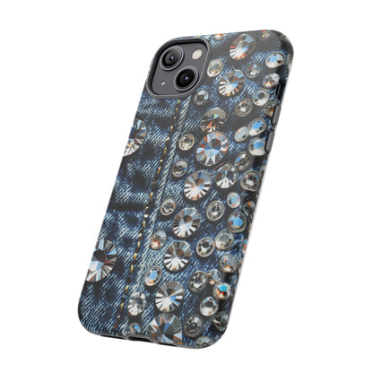 Blue Jean Queen Rhinestone Bling Phone Case