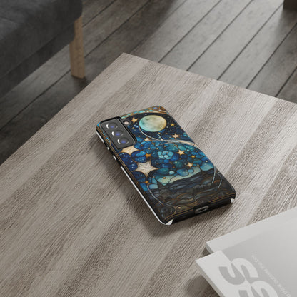 Boho Starry Night Stained Glass Artistry Phone Cover