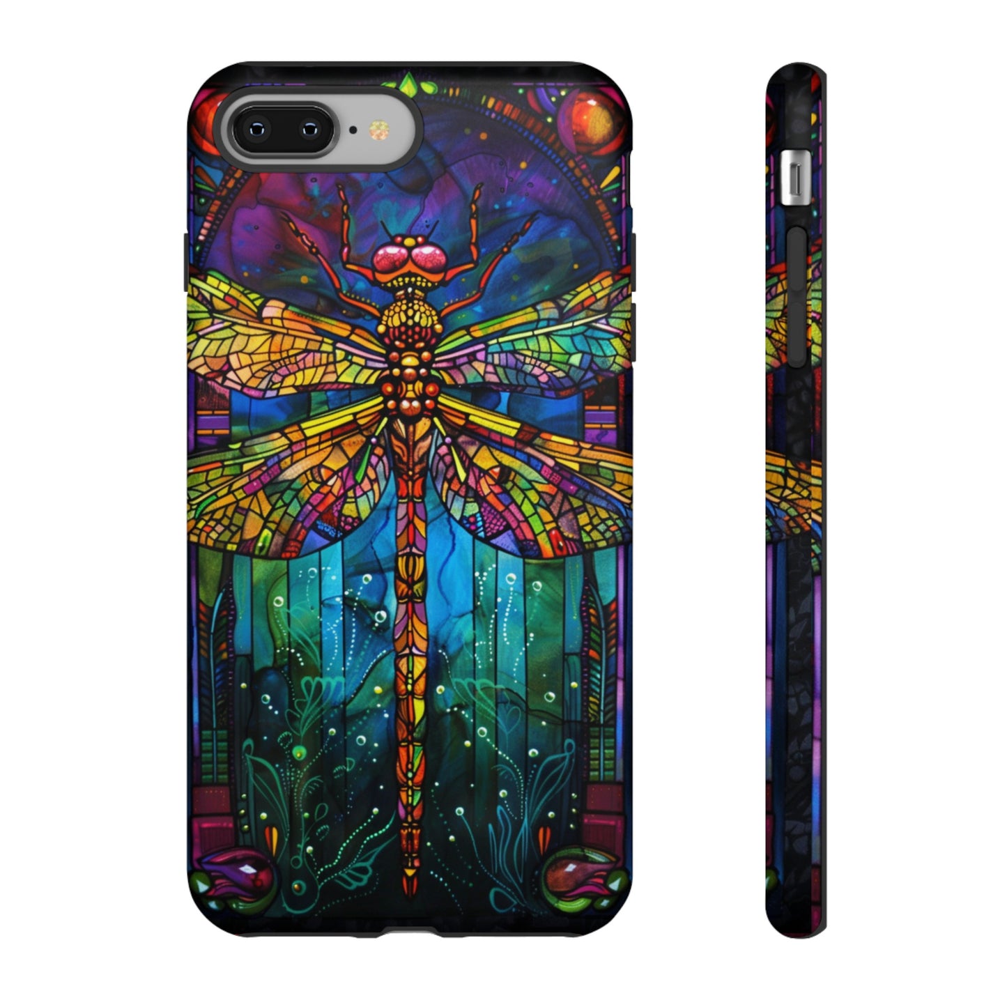 Art Deco Stained Glass Dragonfly Phone Cover