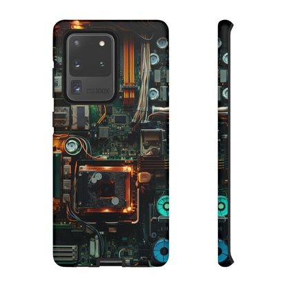 Circuit Board Themed Tough Phone Case