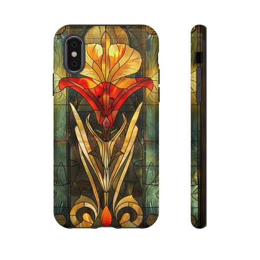 Art Deco Stained Glass floral Phone Case