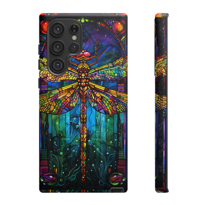 Art Deco Stained Glass Dragonfly Phone Cover