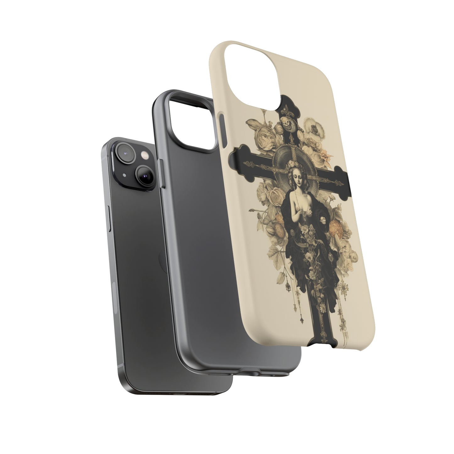 IPhone Case Vintage Retro Gothic - A Timeless Symbol of Elegance for Google Pixel, iPhone, and Samsung Cases