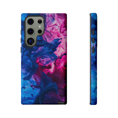 Magenta and Blue Color Explosion Phone Case