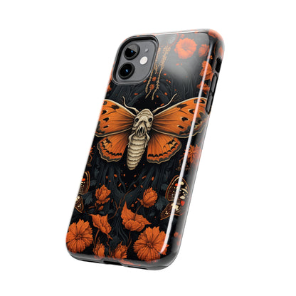 Eerie Elegance: Halloween Goth Moth Apple Phone Case | Dark Enchantment iPhone Case