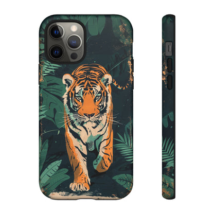 Retro Jungle Tiger Phone Case