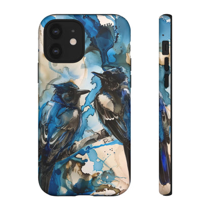 Blue Bird Watercolor Phone Case