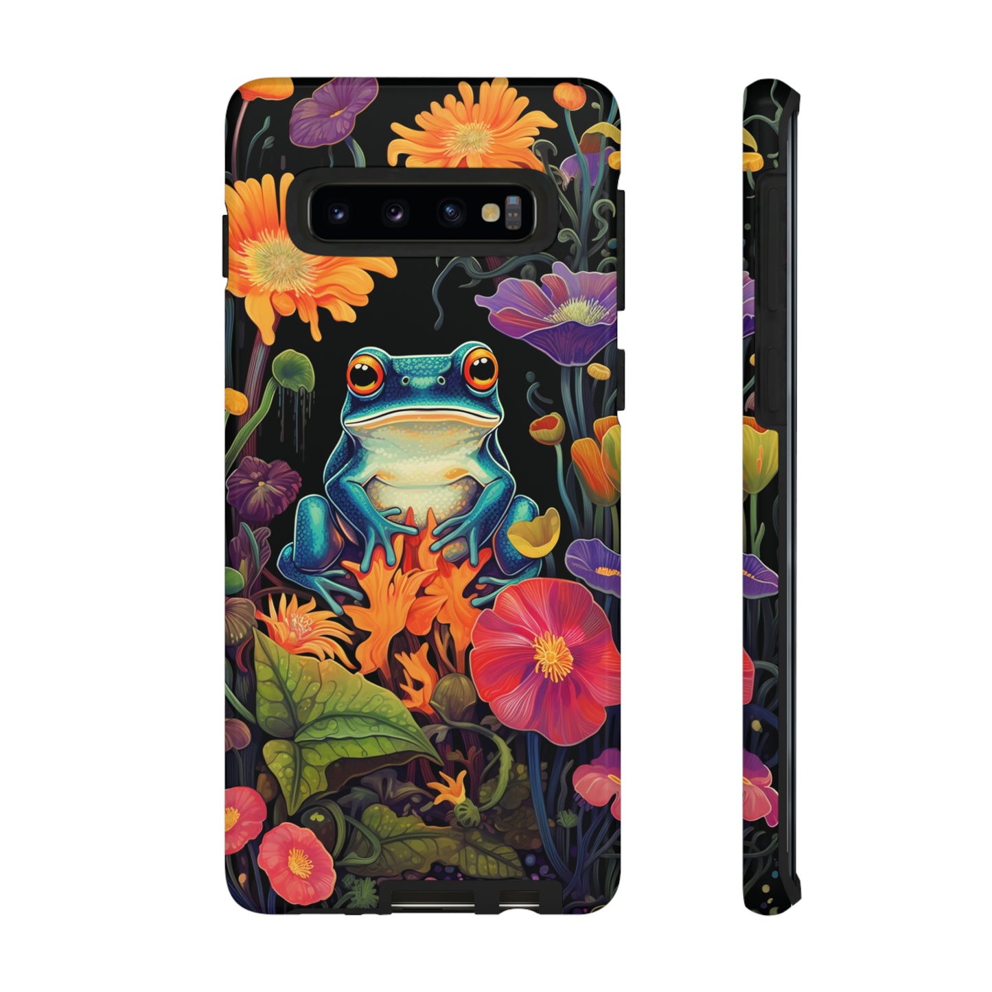 Floral Frogs Elegance Phone Case for Google Pixel, iPhone & Samsung Galaxy