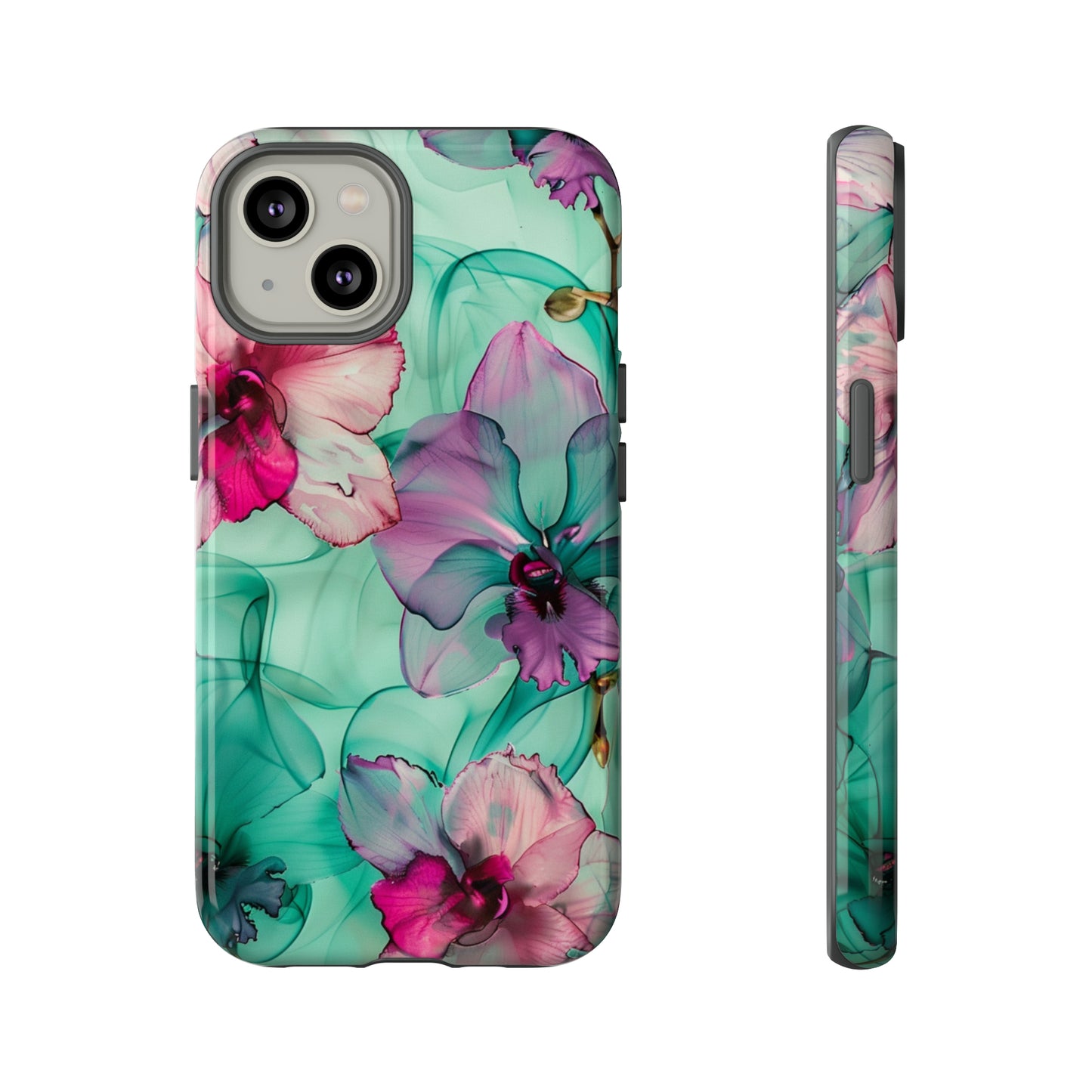 Watercolor Floral Orchids Phone Case