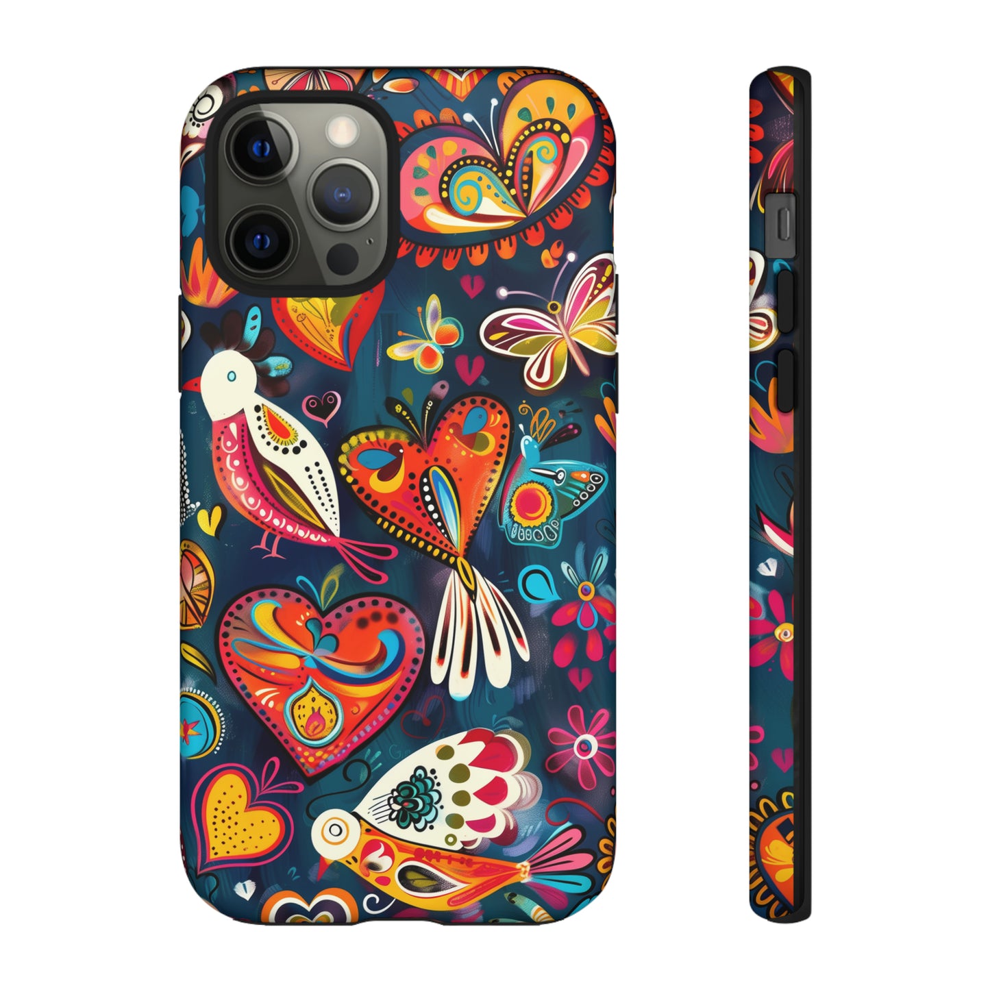 Bright Colorful Mexican Style Mural Painting Phone Case