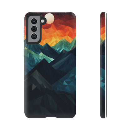 Mountain Abstract Tough Case | Embrace Nature's Beauty with a Durable Phone Case