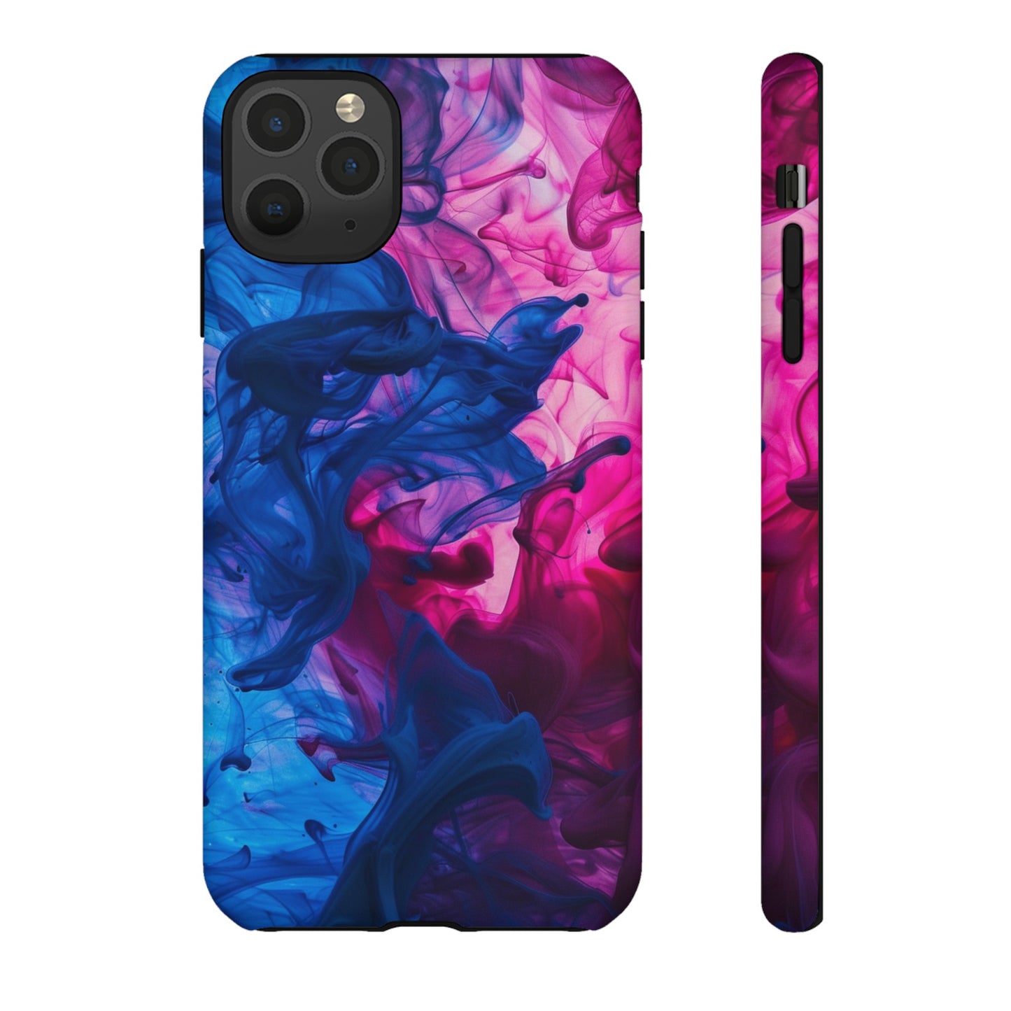 Magenta and Blue Color Explosion Phone Case