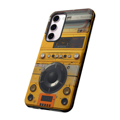 Cyberpunk Techno Gadget Walkman: Premium Phone Tough Case for iPhone, Samsung Galaxy, and Google Pixel