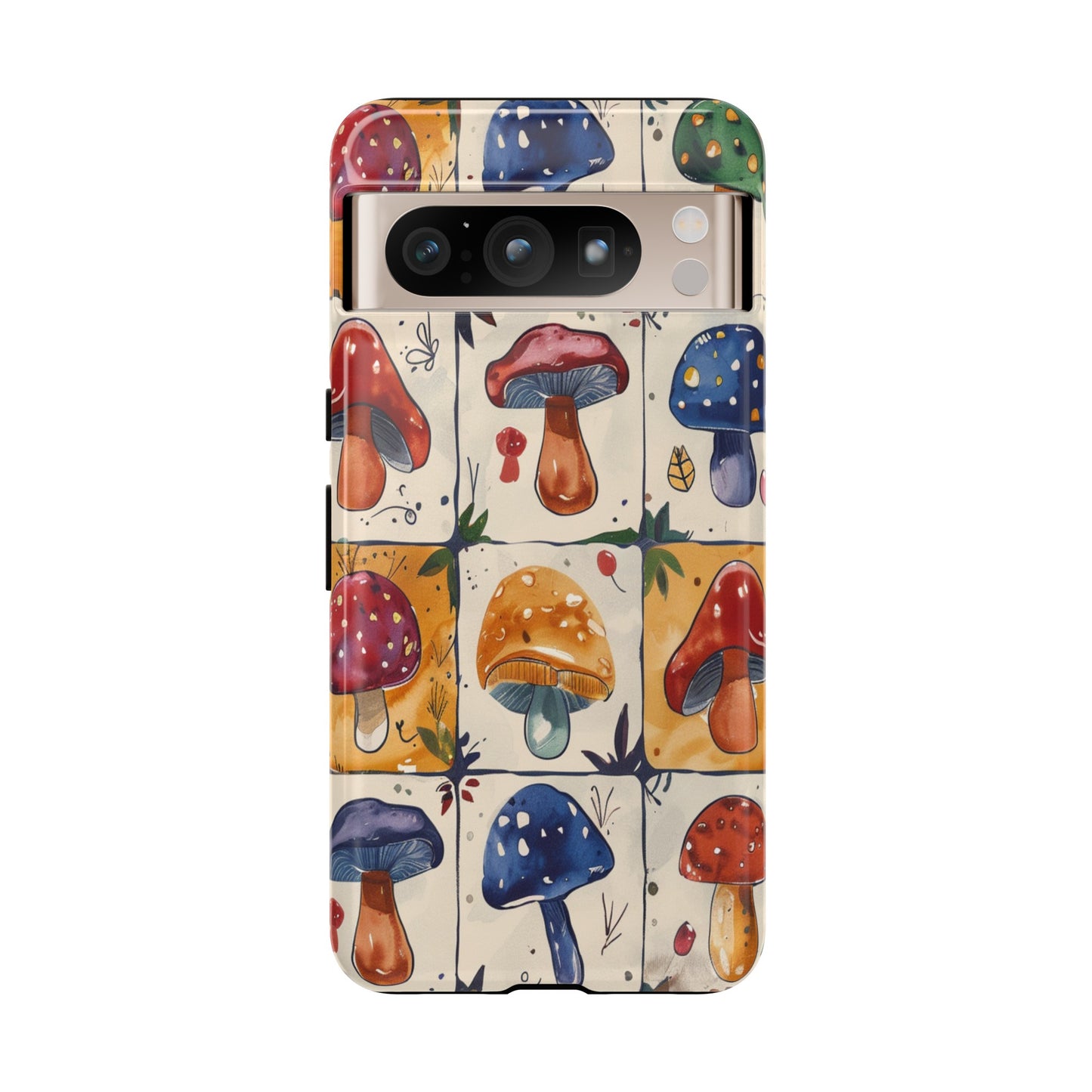 Trippy Magic Mushroom Toadstools Phone Case