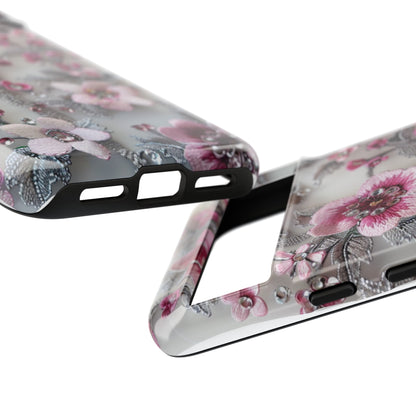 Coquette Aesthetic Floral Art iPhone 12 Case