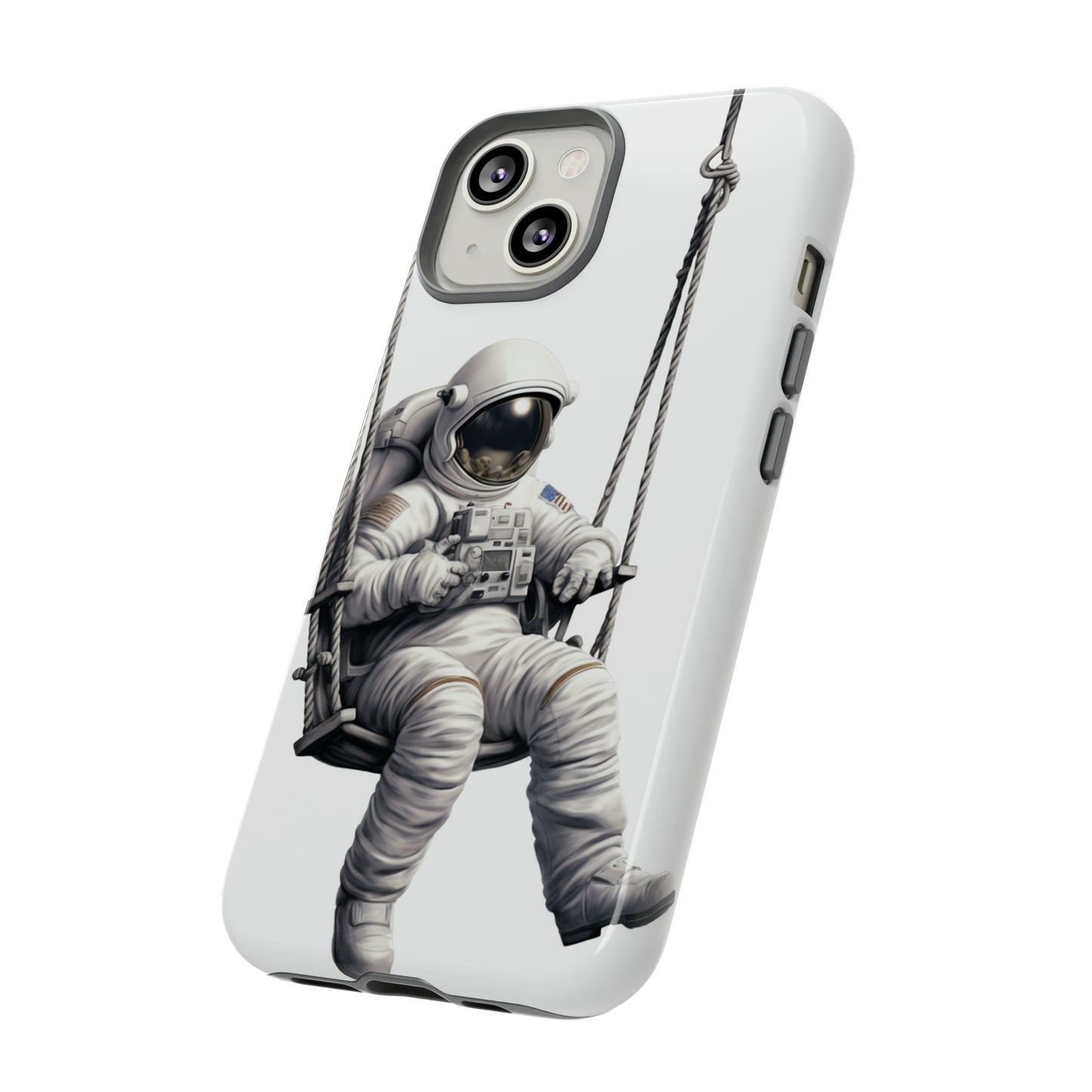 Astronaut on a Swing Phone Case