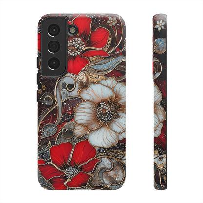 Stained Glass Floral Paisley Explosion Phone Case