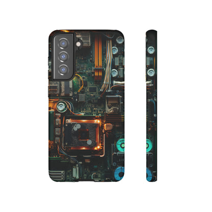 Circuit Board Themed Tough Phone Case