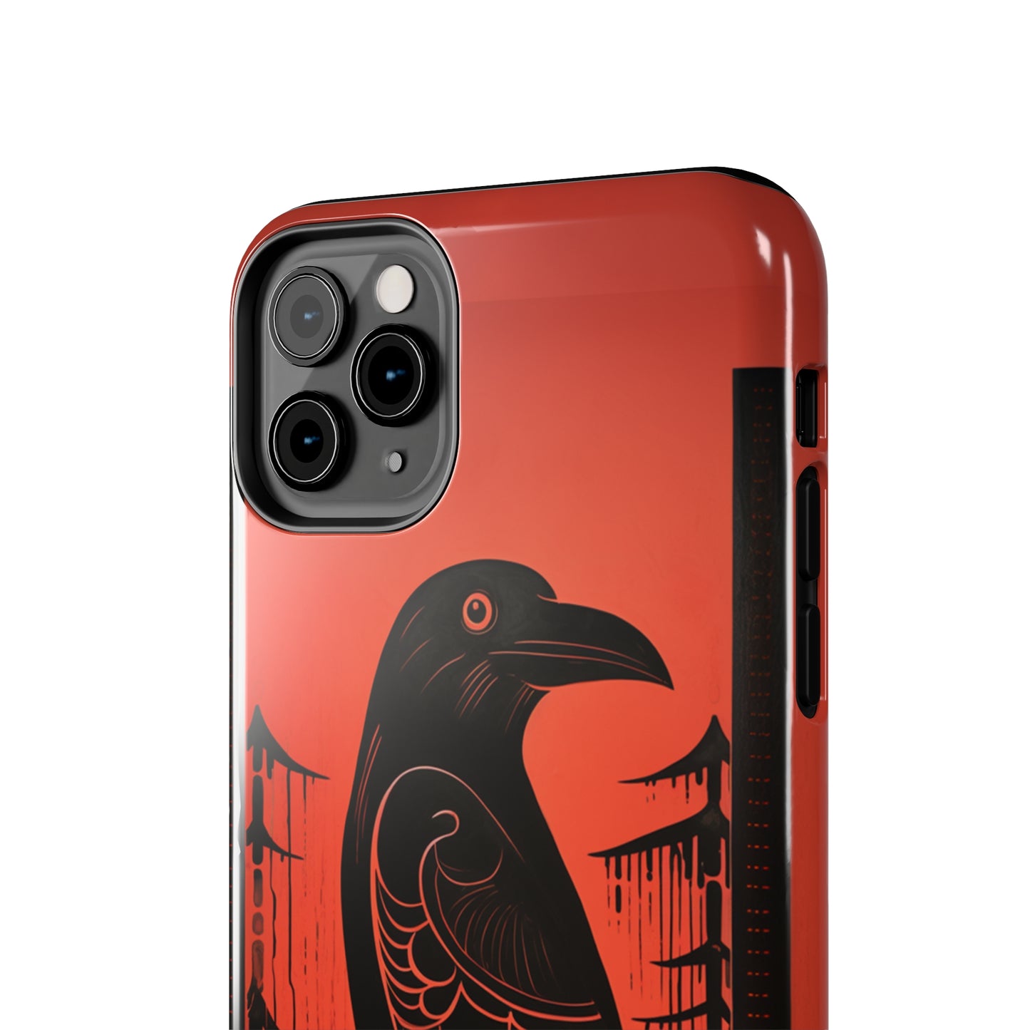 Mystic Totem: Northwest Native American Tribal Raven | Cultural Heritage iPhone Case