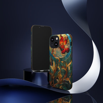 Art Nouveau Floral Full Moon Phone Case