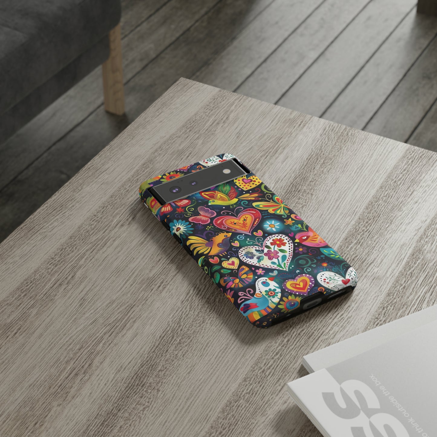 Floral Butterfly Magic Hearts Phone Case