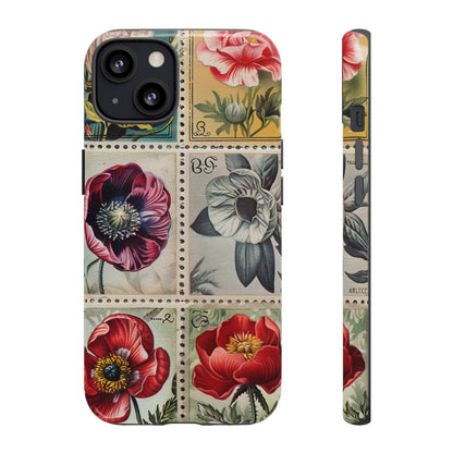 Vintage Floral Stamps Phone Case