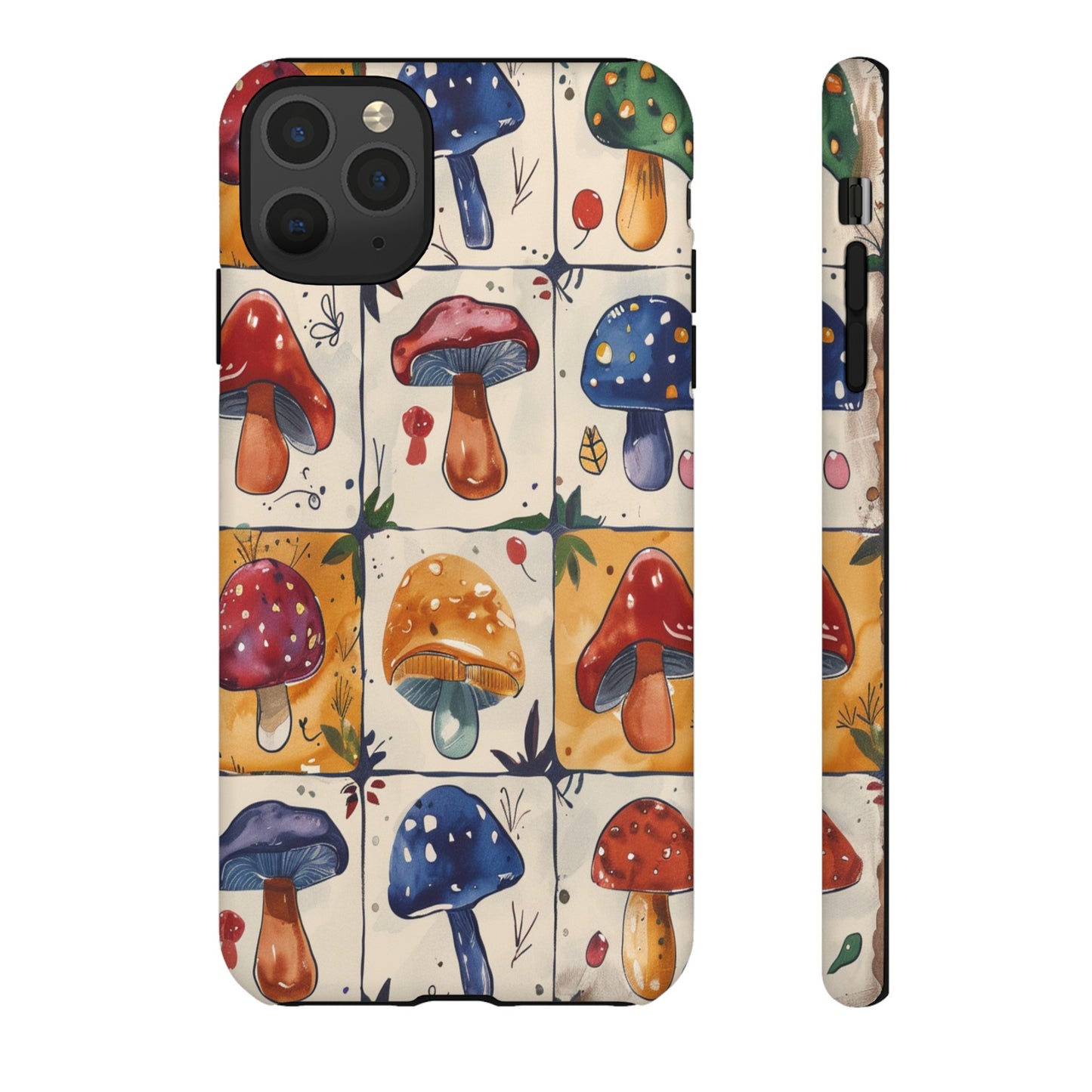 Trippy Magic Mushroom Toadstools Phone Case