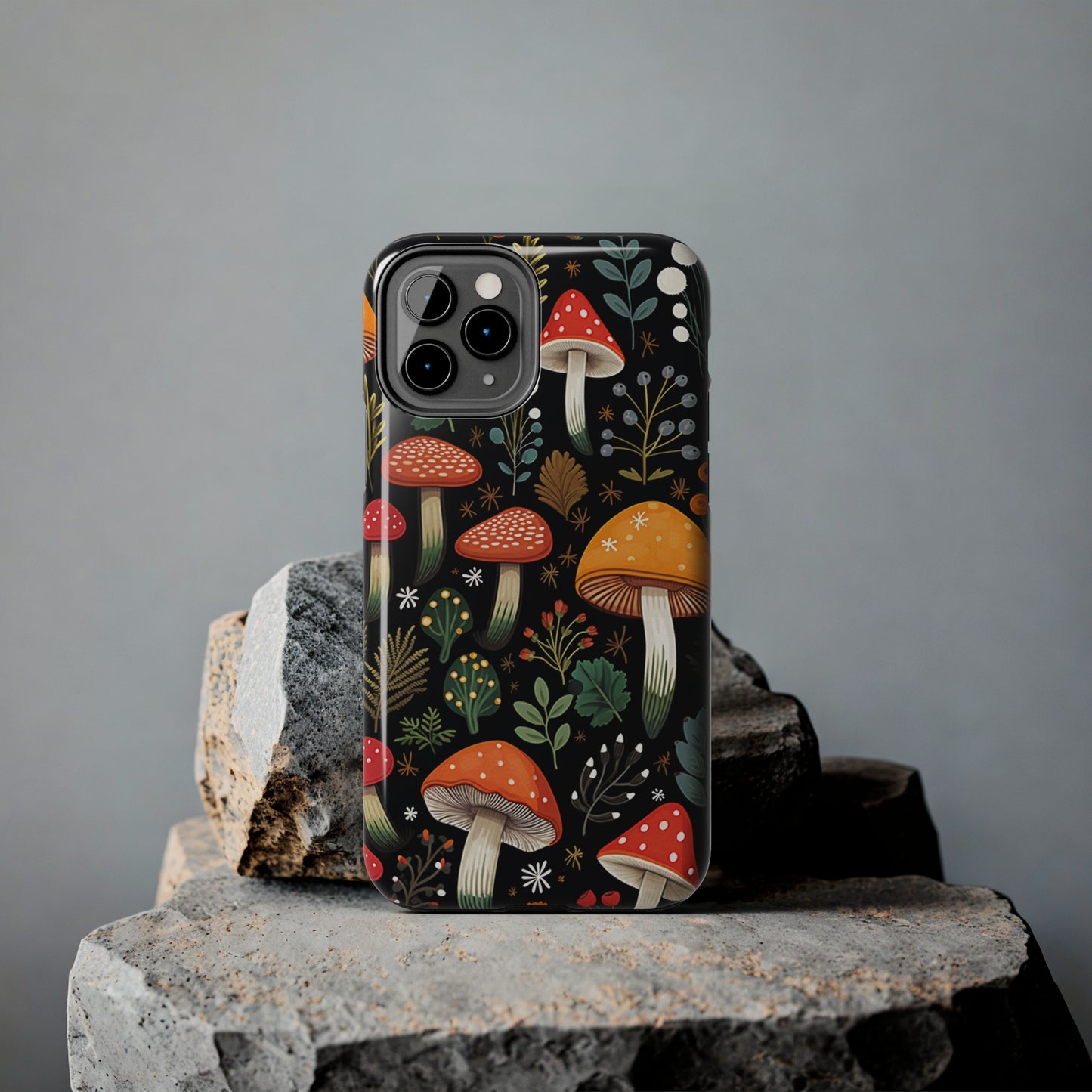 Psychedelic Magic Mushrooms Phone Case | Dive into Vintage Vibes