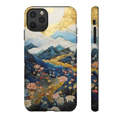 Chiyogami Floral Tough iPhone Case Japanese Boho