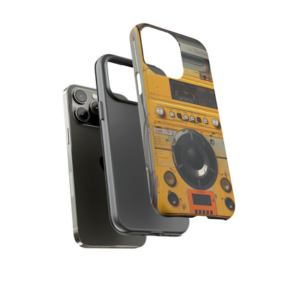 Cyberpunk Techno Gadget Walkman: Premium Phone Tough Case for iPhone, Samsung Galaxy, and Google Pixel