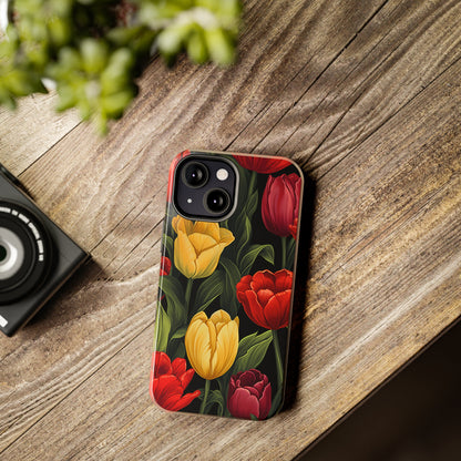 Tulip Floral Aesthetic iPhone Case | Embrace the Beauty of Nature in Full Bloom