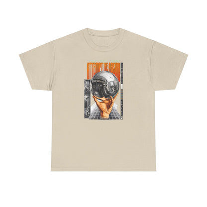 Vintage MC Escher Optical Illusion Art T Shirt Mind Bending Graphic Tee