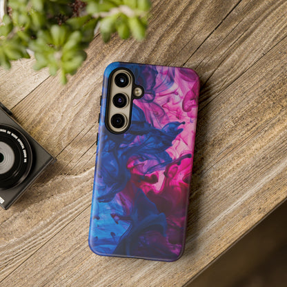 Magenta and Blue Color Explosion Phone Case