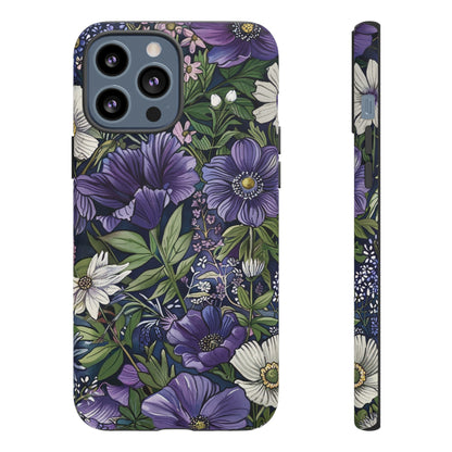 Floral Sage Purple Wildflower Phone Case