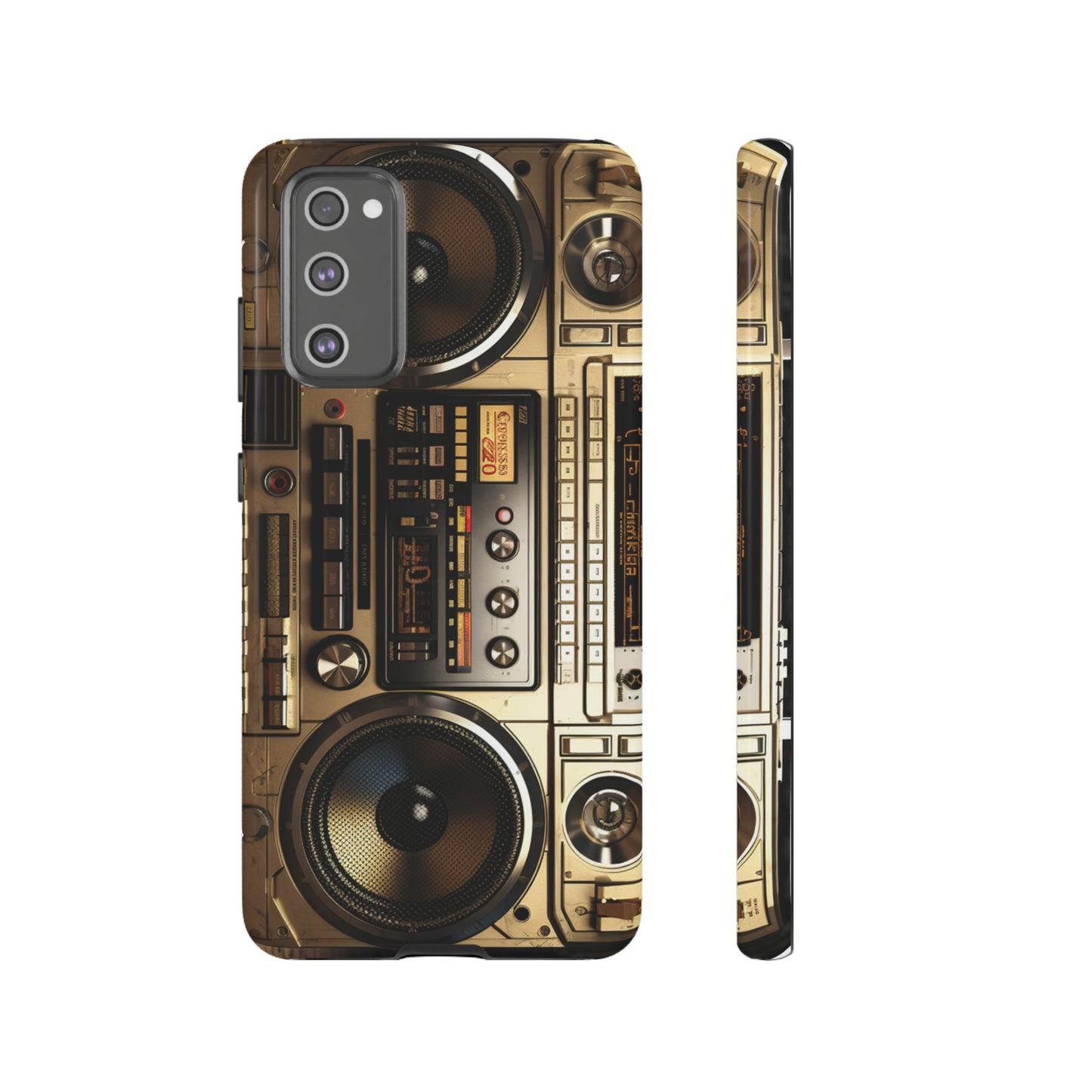 Urban Beats: Boombox Hip Hop Music Pixel Phone Case | Retro Rhythms for iPhone 15 Models