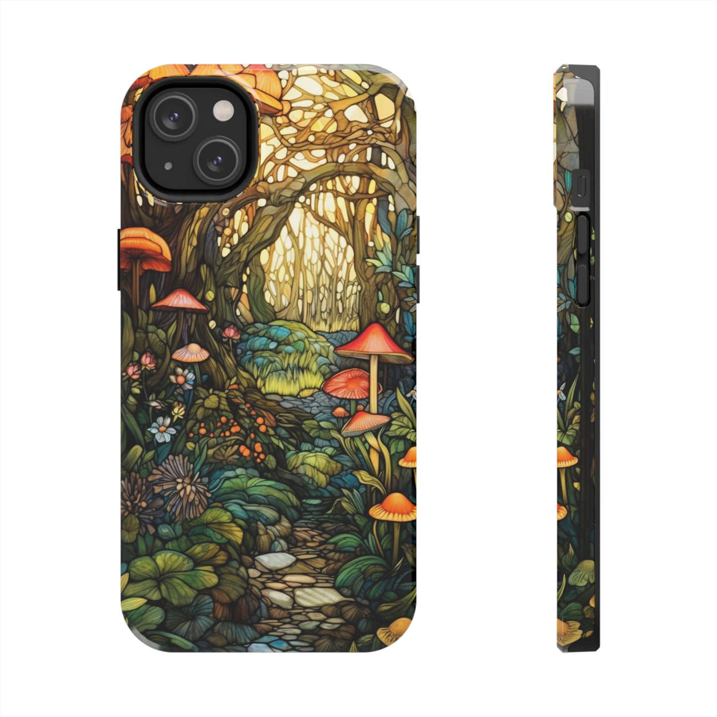 Magic Mushroom Boho Vibe iPhone Tough Case | Embrace the Enchantment of Nature with Durable Style